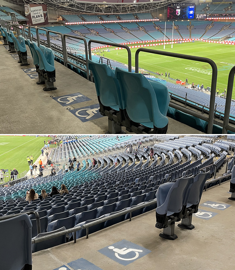 Accessible Seating at Accor Stadium