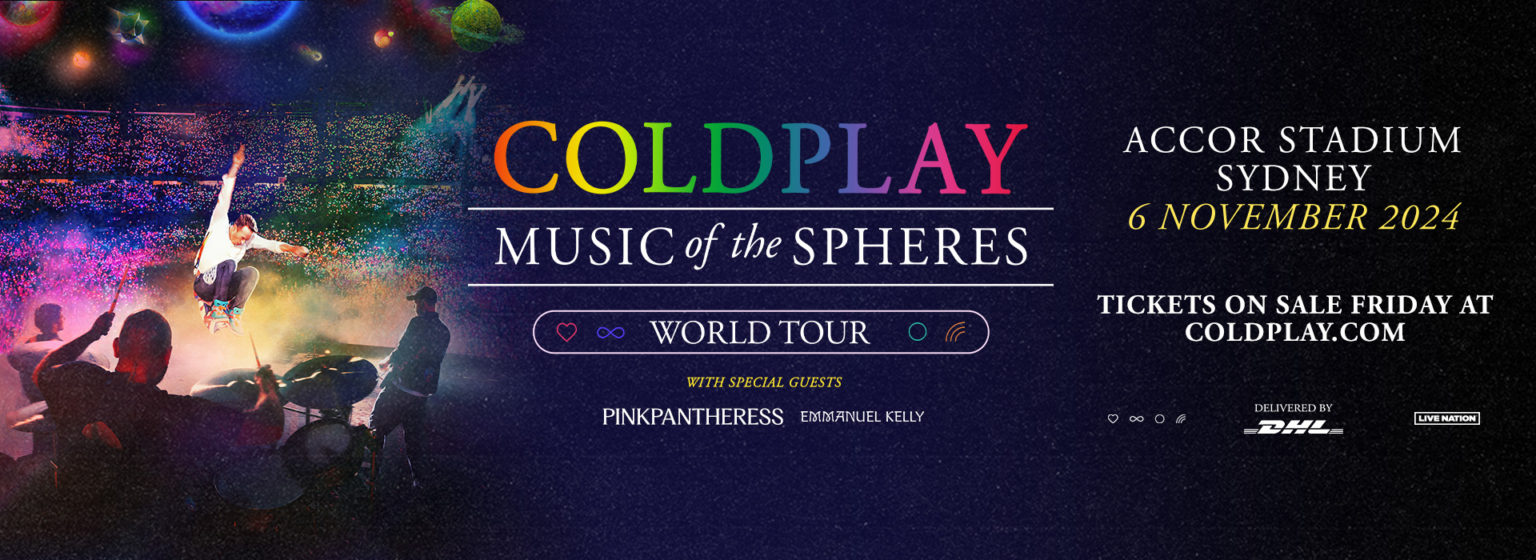Coldplay Music Of The Spheres World Tour Accor Stadium