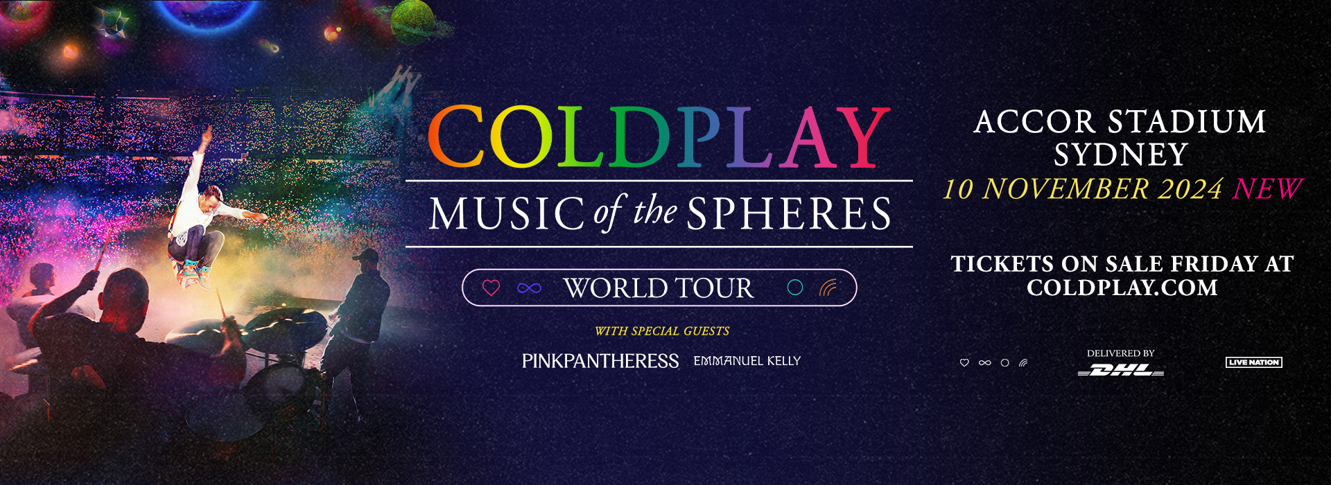 Coldplay - Music Of The Spheres World Tour - Accor Stadium