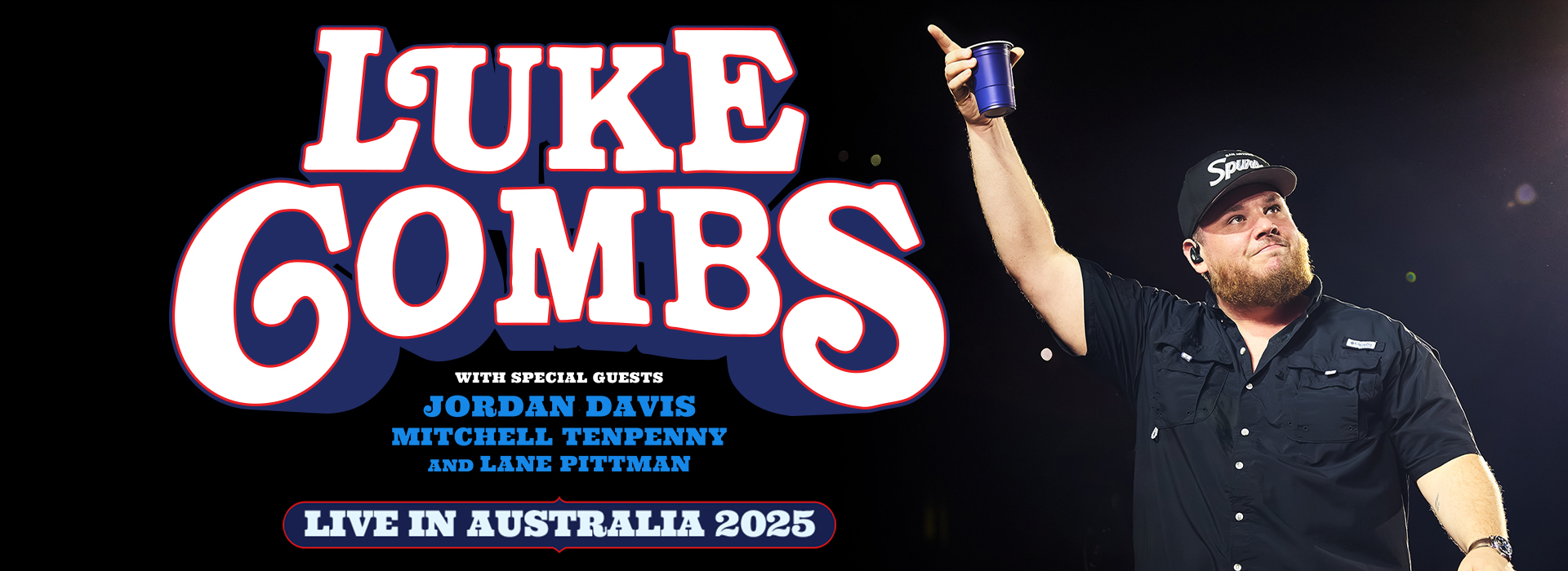 Luke Combs Live in Australia 2025 at Accor Stadium