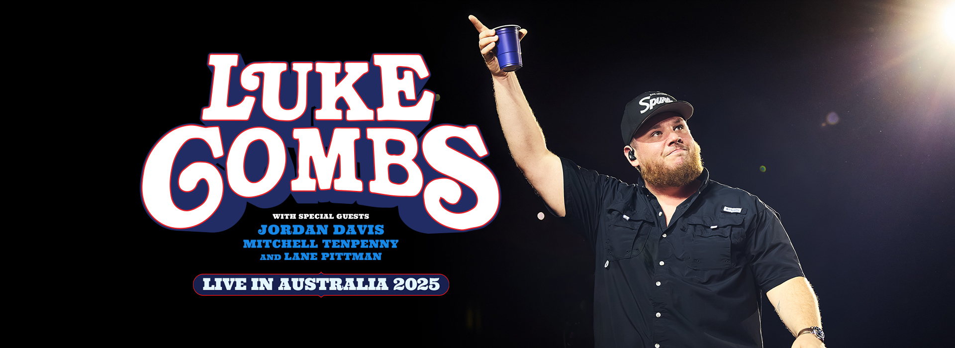 Luke Combs Live in Australia 2025 Accor Stadium